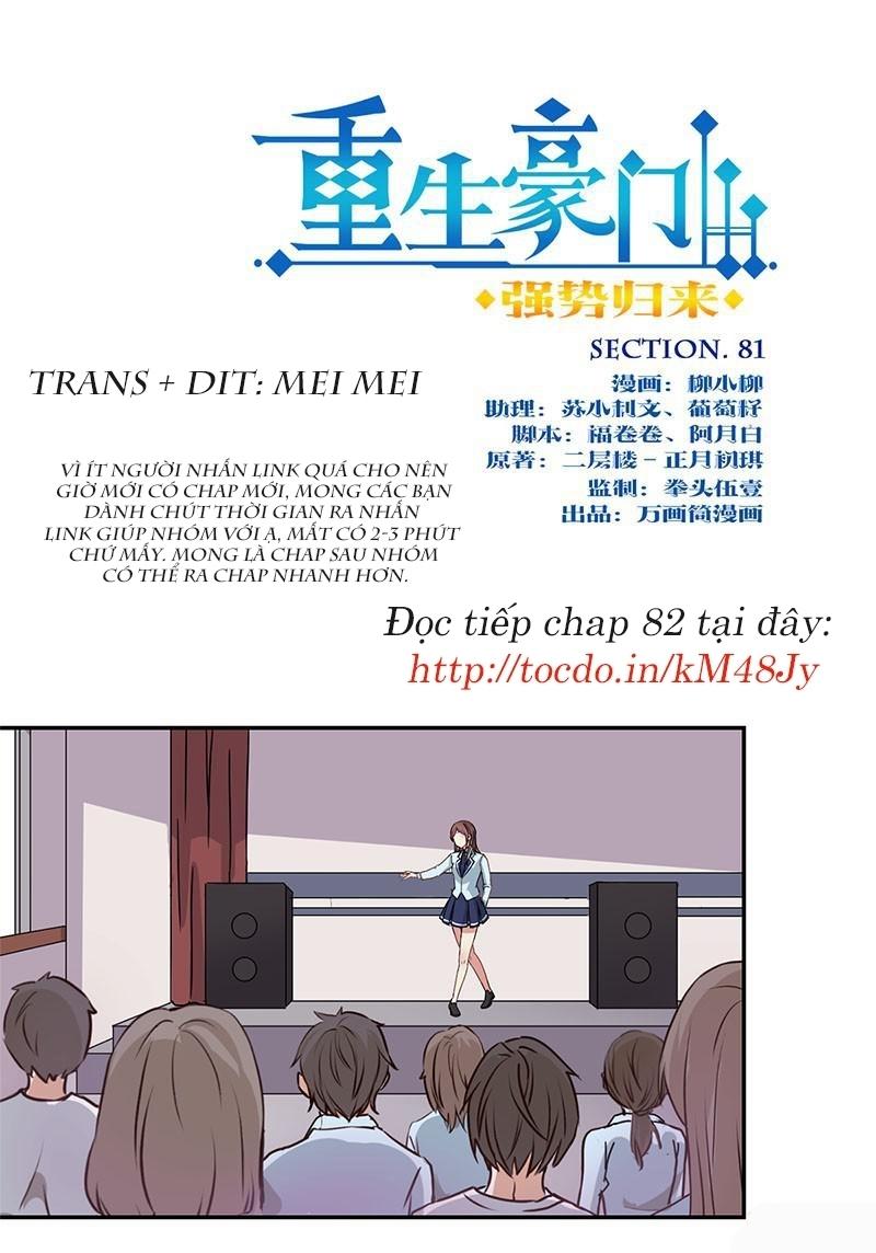 Trọng Sinh Chi Hao Môn Cường Thế Quy Lai Chapter 81 - Trang 2