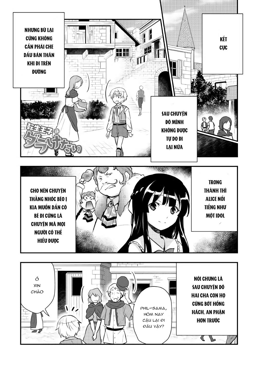 Tensei Ouji Wa Daraketai Chapter 10 - Trang 2