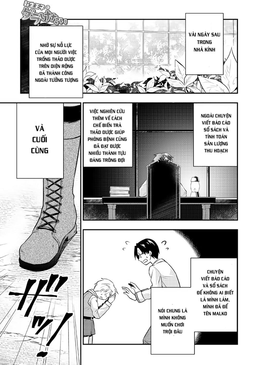 Tensei Ouji Wa Daraketai Chapter 8 - Trang 2