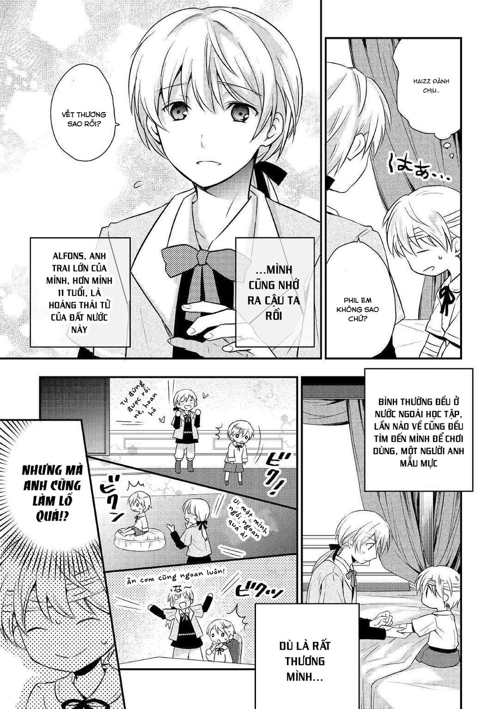 Tensei Ouji Wa Daraketai Chapter 1 - Trang 2