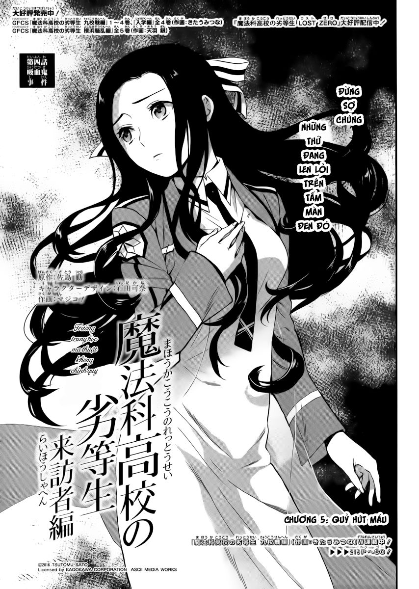 Mahouka Koukou No Rettousei – Raihousha Hen Chapter 4 - Trang 2