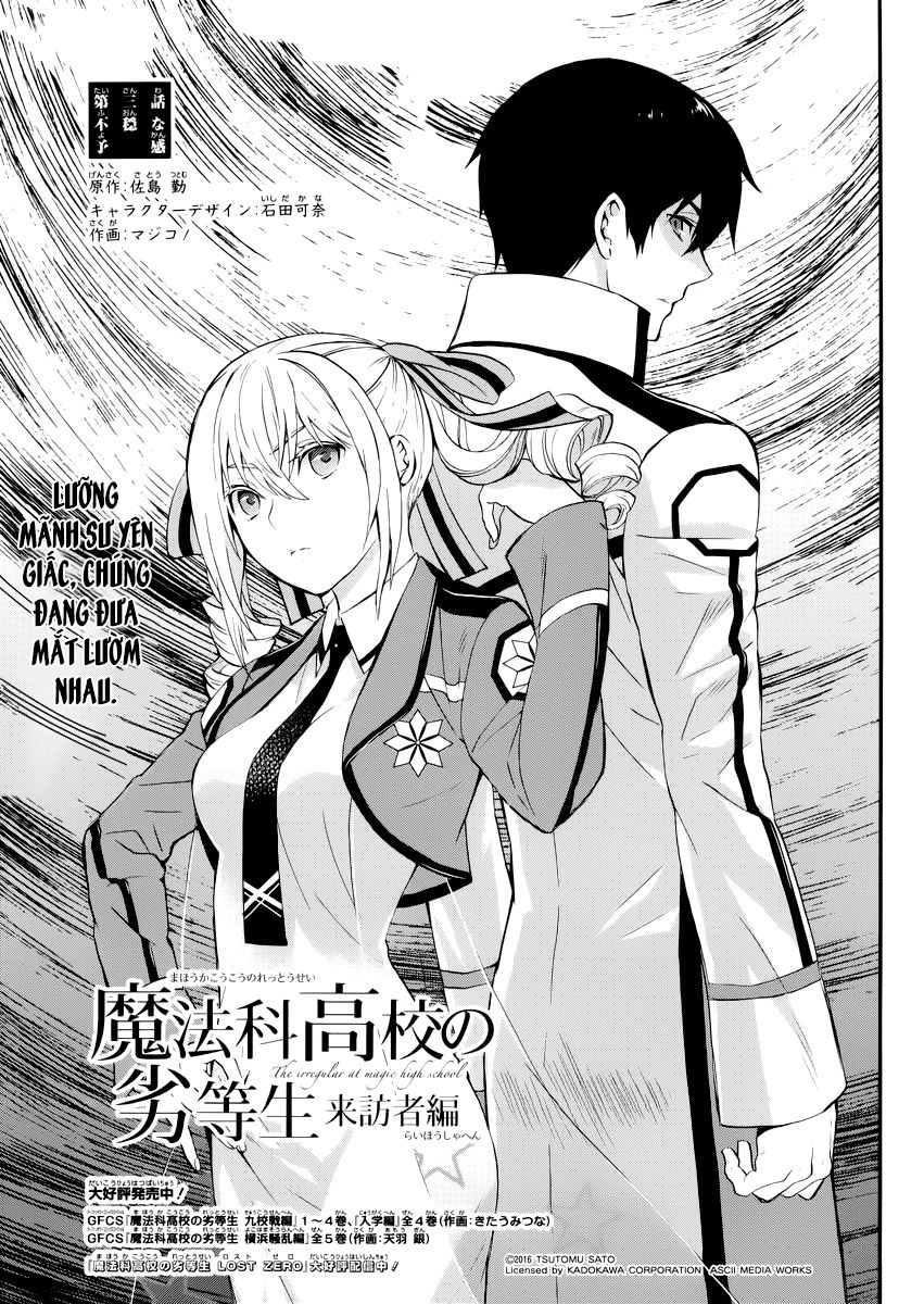 Mahouka Koukou No Rettousei – Raihousha Hen Chapter 3 - Trang 2