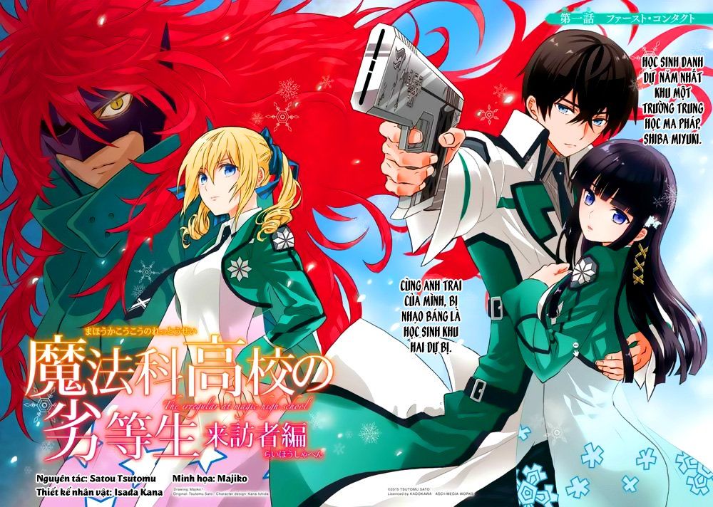 Mahouka Koukou No Rettousei – Raihousha Hen Chapter 1 - Trang 2