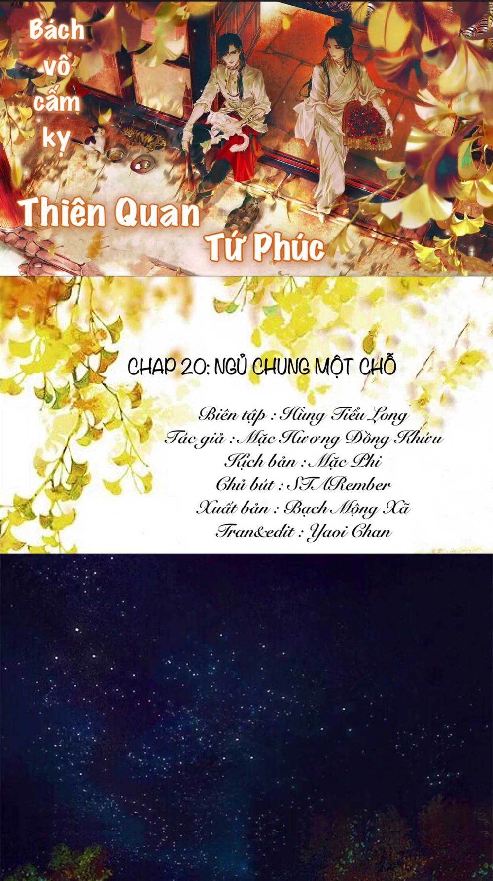 Thiên Quan Tứ Phúc Chapter 20 - Trang 2