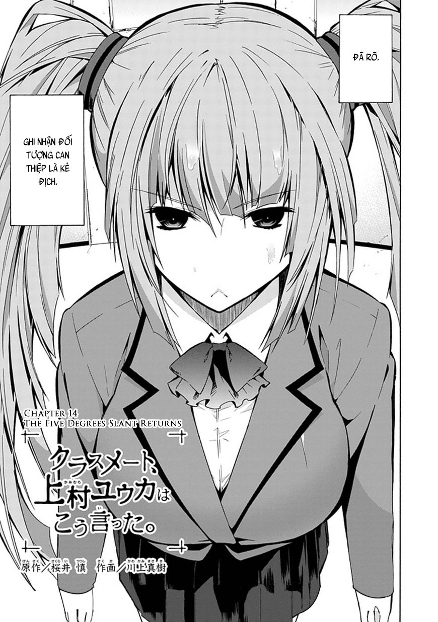 Classmate, Kamimura Yuuka Wa Kou Itta Chapter 14 - Trang 2