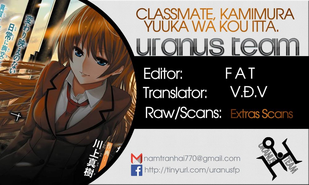 Classmate, Kamimura Yuuka Wa Kou Itta Chapter 11 - Trang 2