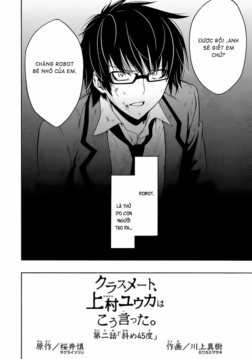 Classmate, Kamimura Yuuka Wa Kou Itta Chapter 2 - Trang 2