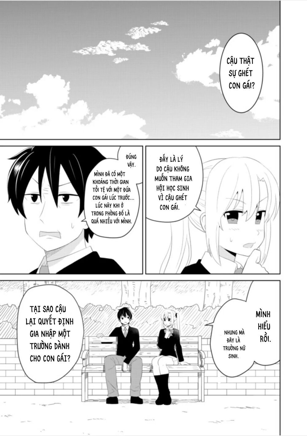 Chou Onna Kirai Na Ore Ga Isekai No Joshi-Ko Ni Ryugaku Suru Koto Ni Natta Chapter 4 - Trang 2