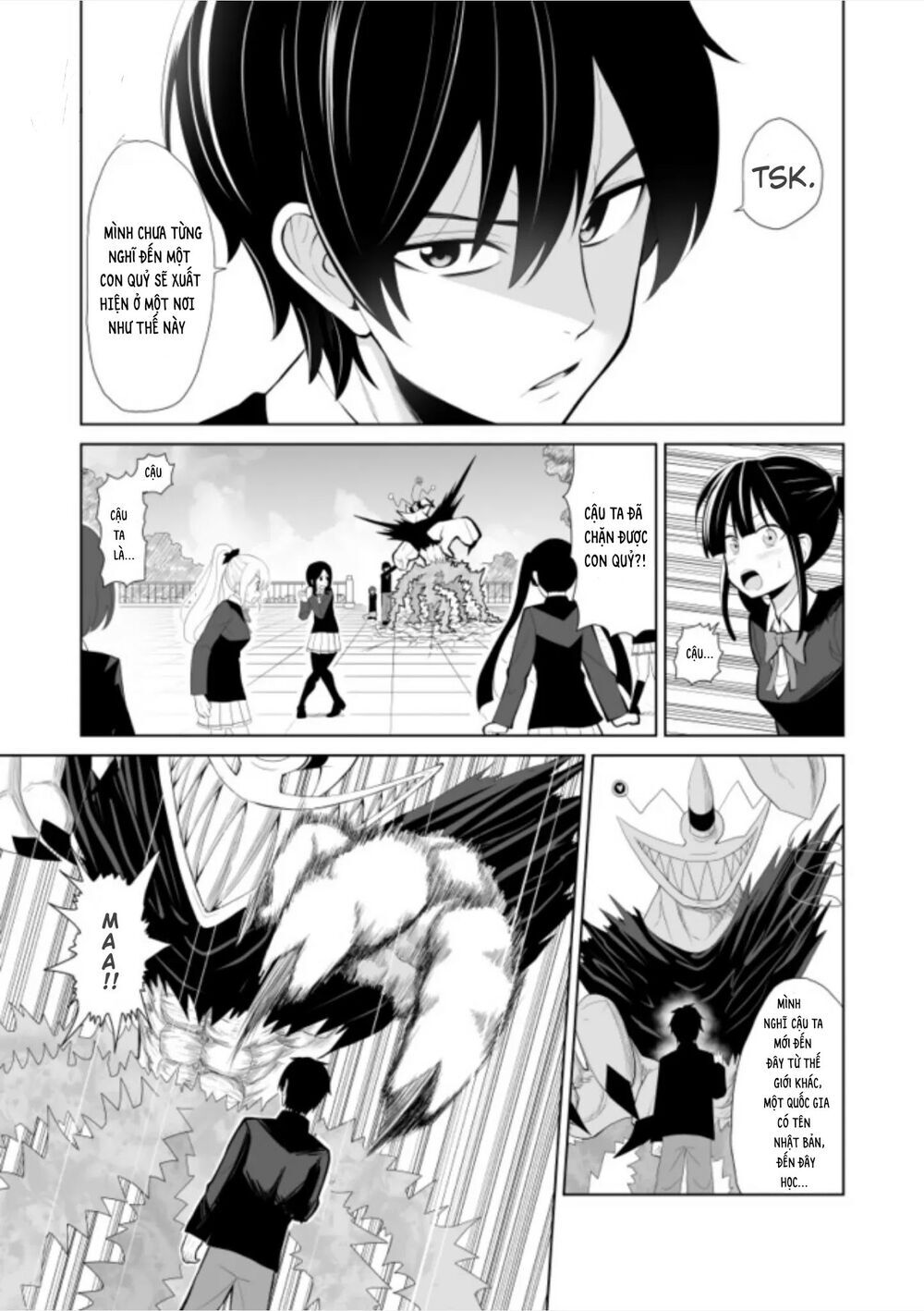 Chou Onna Kirai Na Ore Ga Isekai No Joshi-Ko Ni Ryugaku Suru Koto Ni Natta Chapter 1 - Trang 2