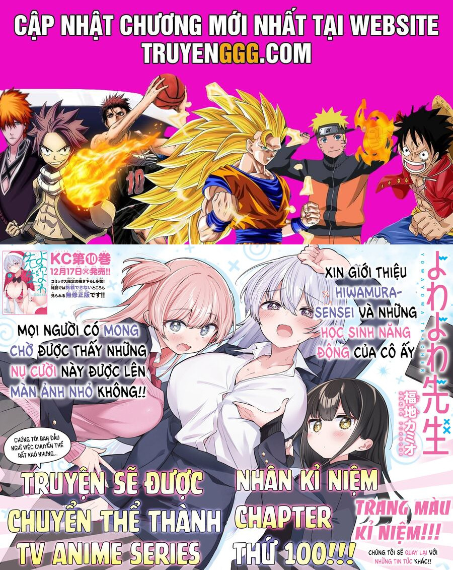 Yowa Yowa Sensei Chapter 100 - Trang 2