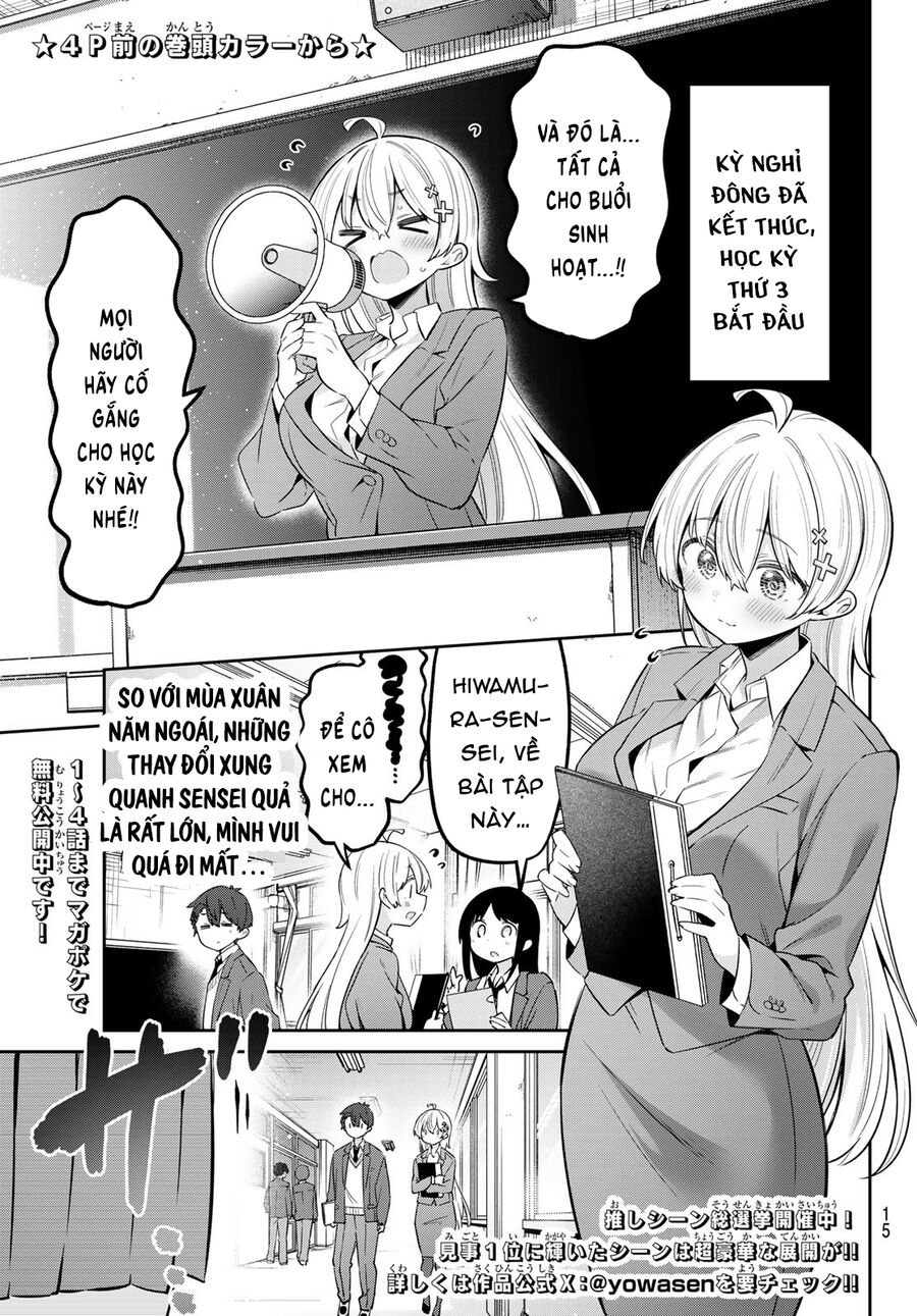 Yowa Yowa Sensei Chapter 100 - Trang 2