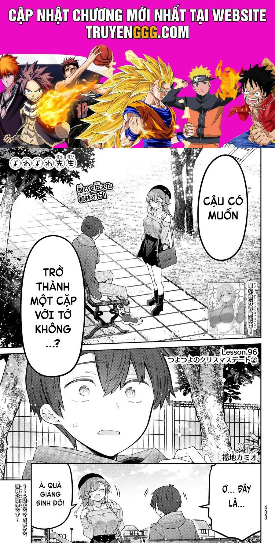 Yowa Yowa Sensei Chapter 96 - Trang 2