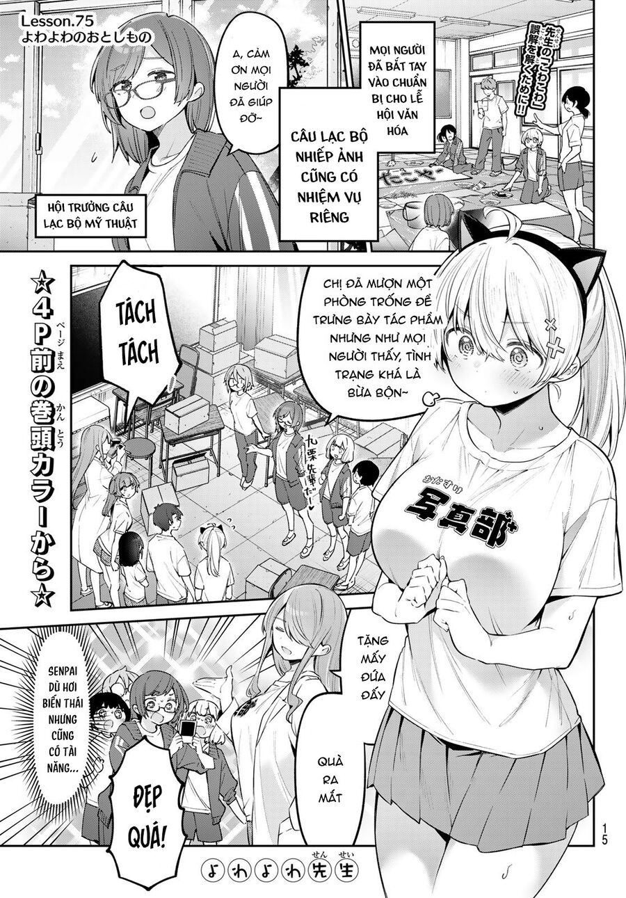 Yowa Yowa Sensei Chapter 75 - Trang 2