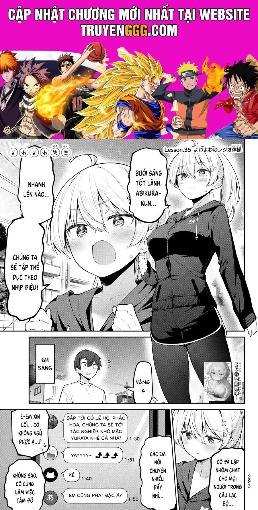 Yowa Yowa Sensei Chapter 35 - Trang 2