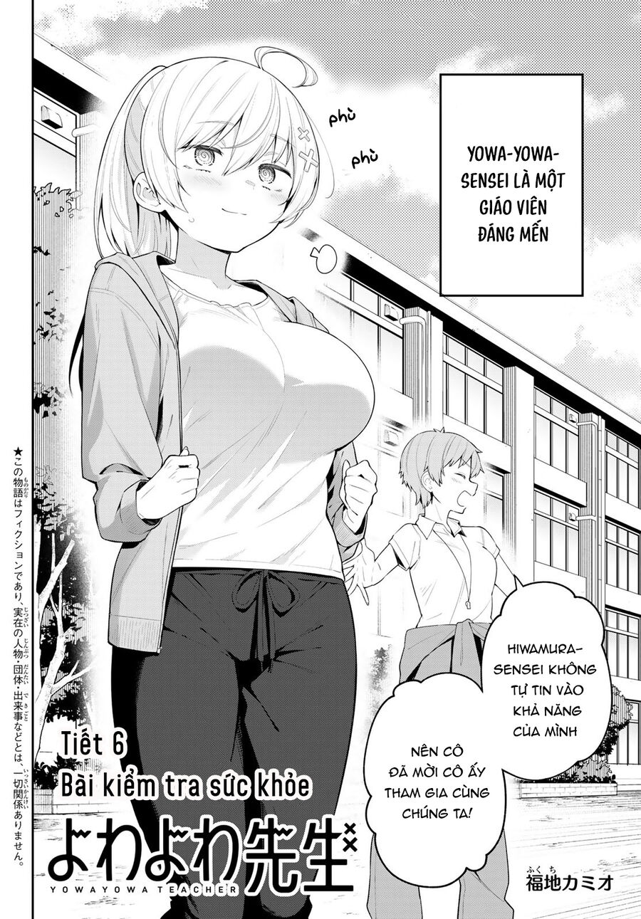 Yowa Yowa Sensei Chapter 6 - Trang 2