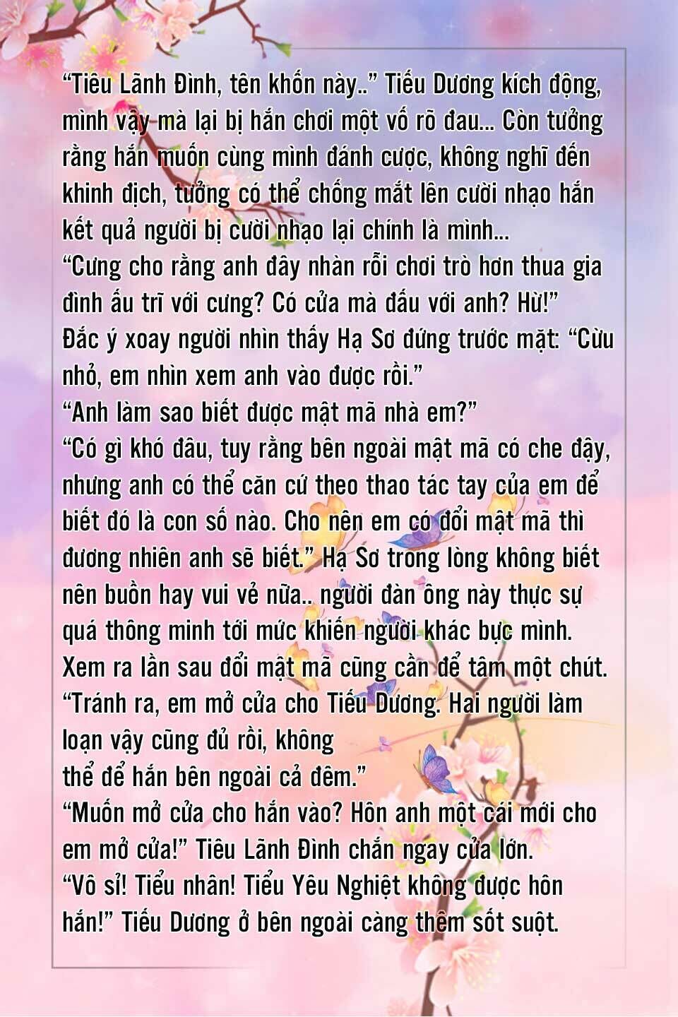 Thần Bí Đế Thiếu Điềm Sủng Thê Chapter 105 - Trang 2