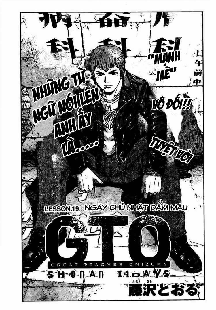 Gto: Shonan 14 Days Chapter 19 - Trang 2