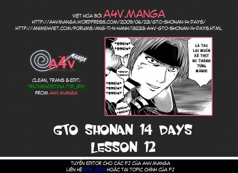 Gto: Shonan 14 Days Chapter 12 - Trang 2