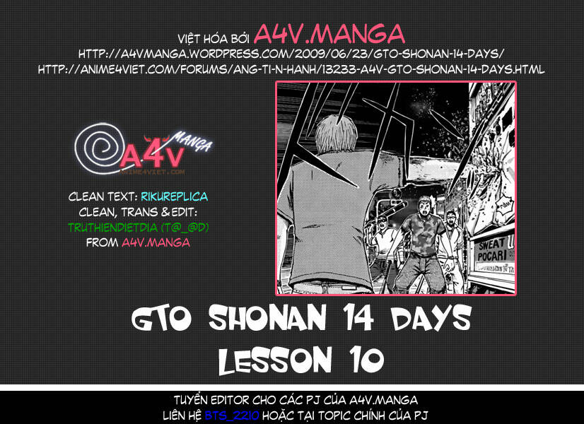 Gto: Shonan 14 Days Chapter 10 - Trang 2