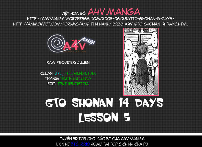 Gto: Shonan 14 Days Chapter 5 - Trang 2