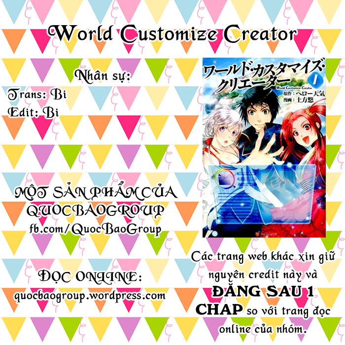 World Customize Creator Chapter 6 - Trang 2