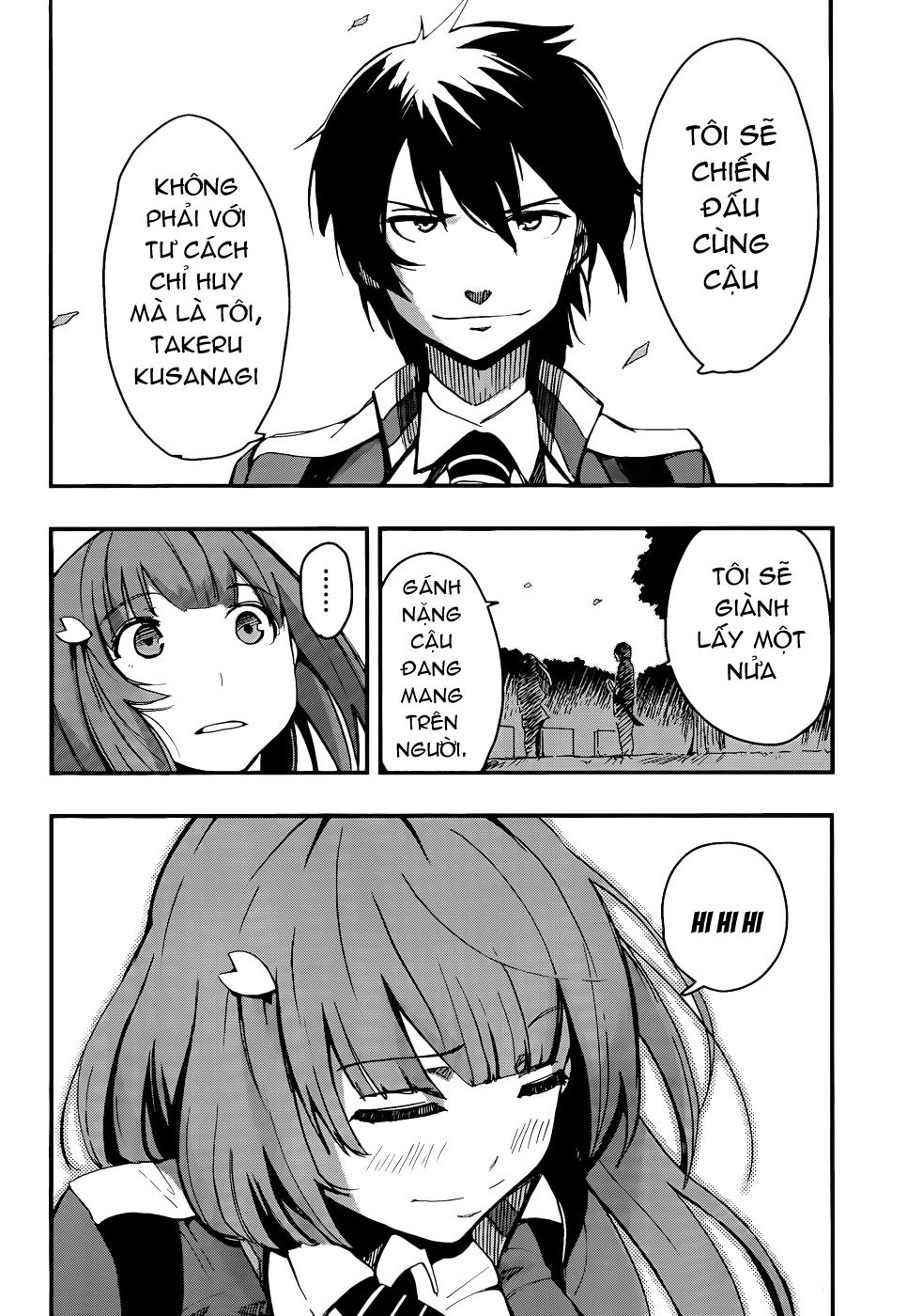 Taimadou Gakuen 35 Shiken Shoutai Chapter 9 - Trang 2