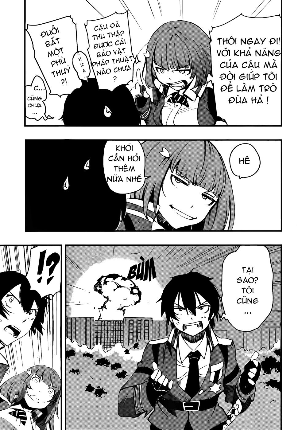 Taimadou Gakuen 35 Shiken Shoutai Chapter 9 - Trang 2