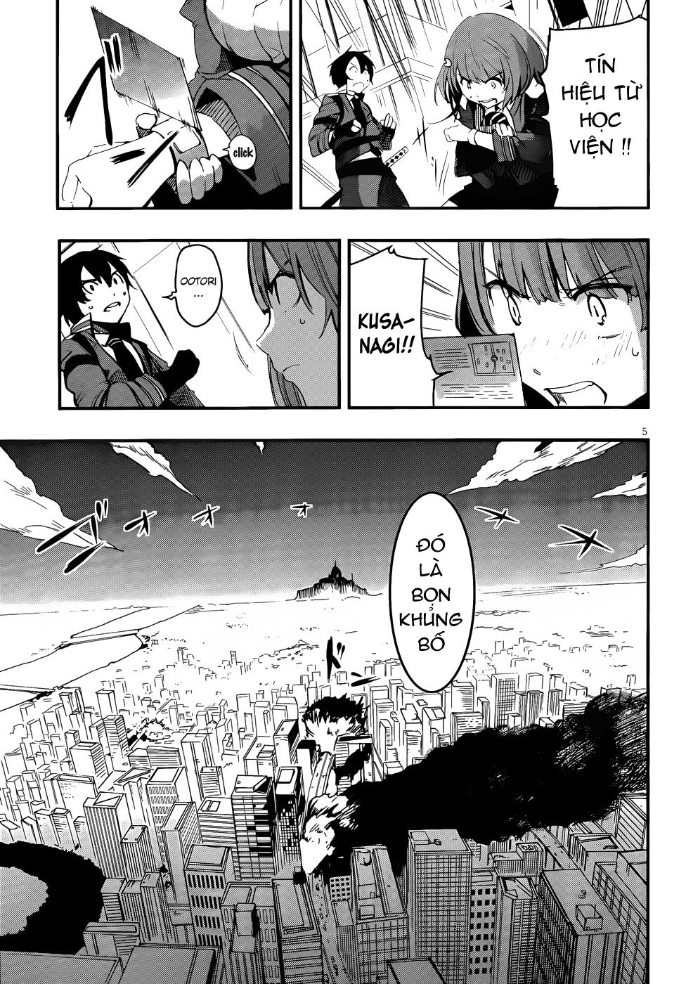 Taimadou Gakuen 35 Shiken Shoutai Chapter 9 - Trang 2