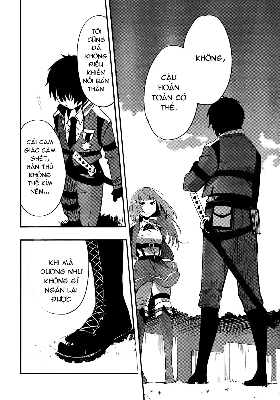 Taimadou Gakuen 35 Shiken Shoutai Chapter 8 - Trang 2