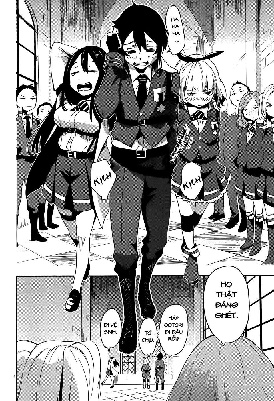 Taimadou Gakuen 35 Shiken Shoutai Chapter 5 - Trang 2