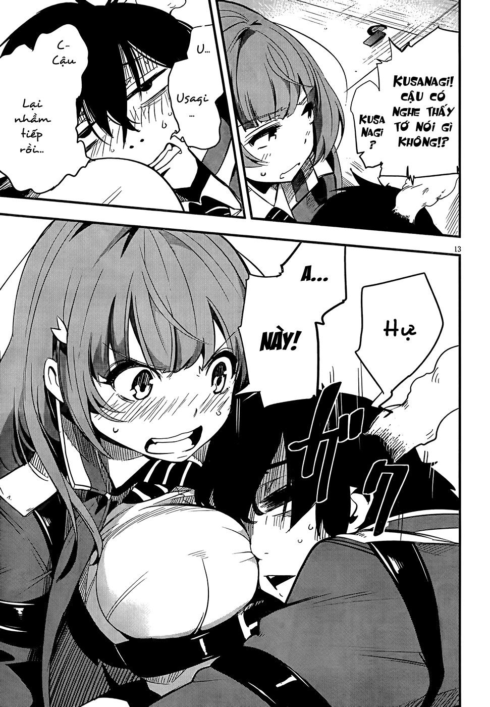 Taimadou Gakuen 35 Shiken Shoutai Chapter 4 - Trang 2