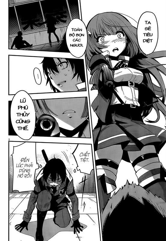 Taimadou Gakuen 35 Shiken Shoutai Chapter 4 - Trang 2