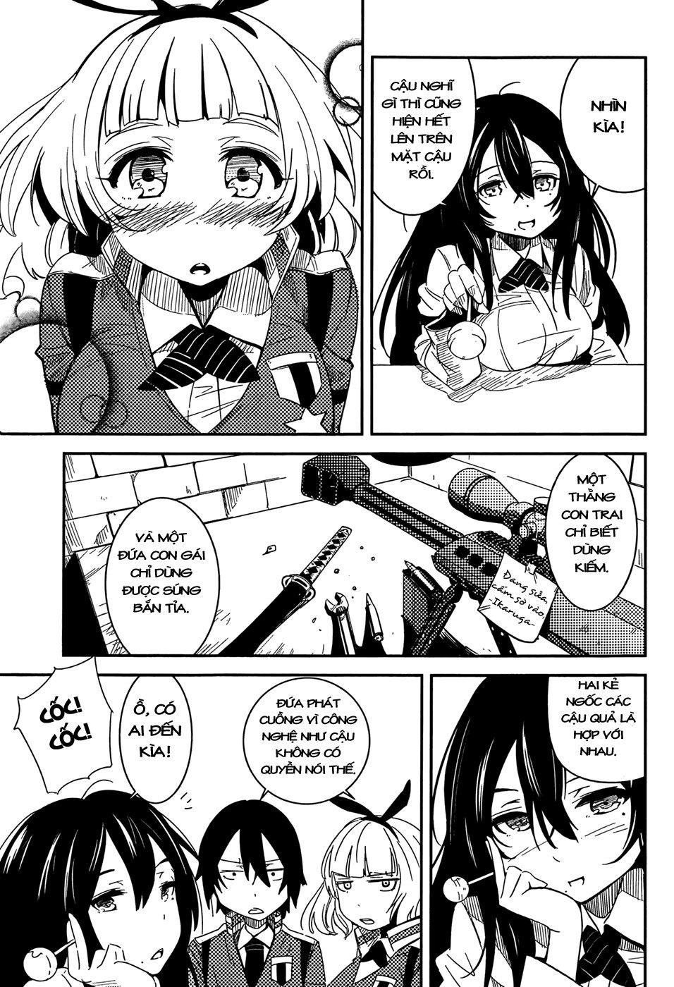 Taimadou Gakuen 35 Shiken Shoutai Chapter 1 - Trang 2