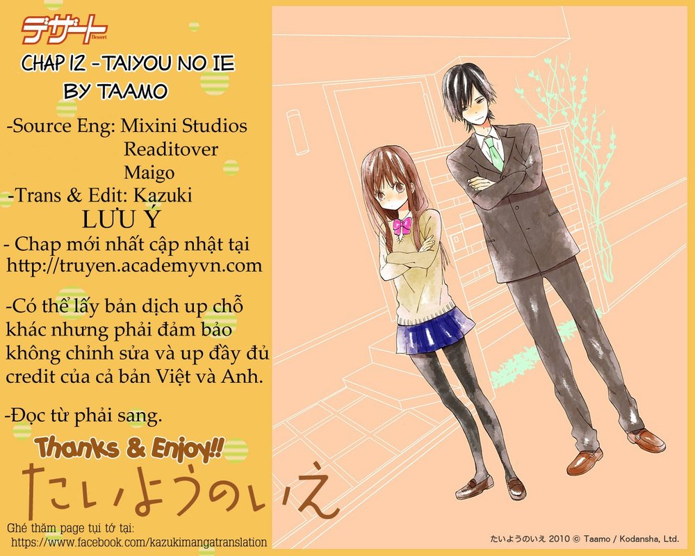 Taiyou No Ie Chapter 12 - Trang 2