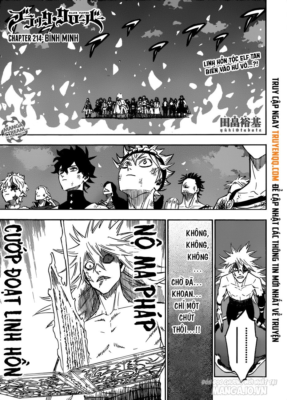 Black Clover – Thế Giới Phép Thuật Chapter 214 - Trang 2