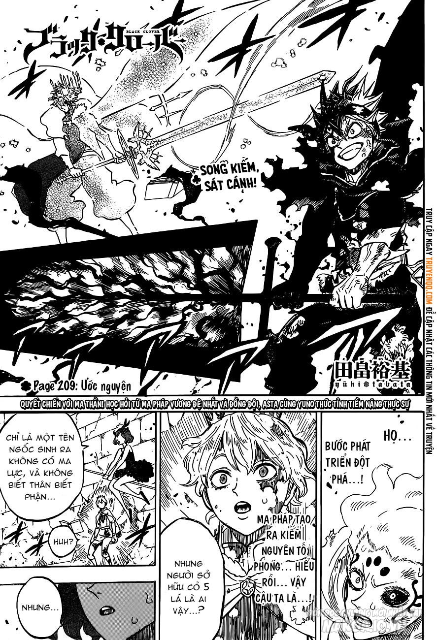 Black Clover – Thế Giới Phép Thuật Chapter 209 - Trang 2