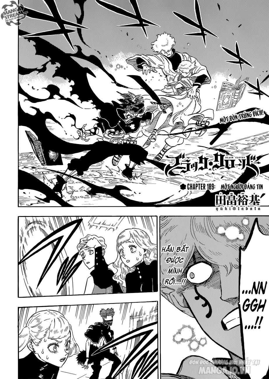 Black Clover – Thế Giới Phép Thuật Chapter 189 - Trang 2