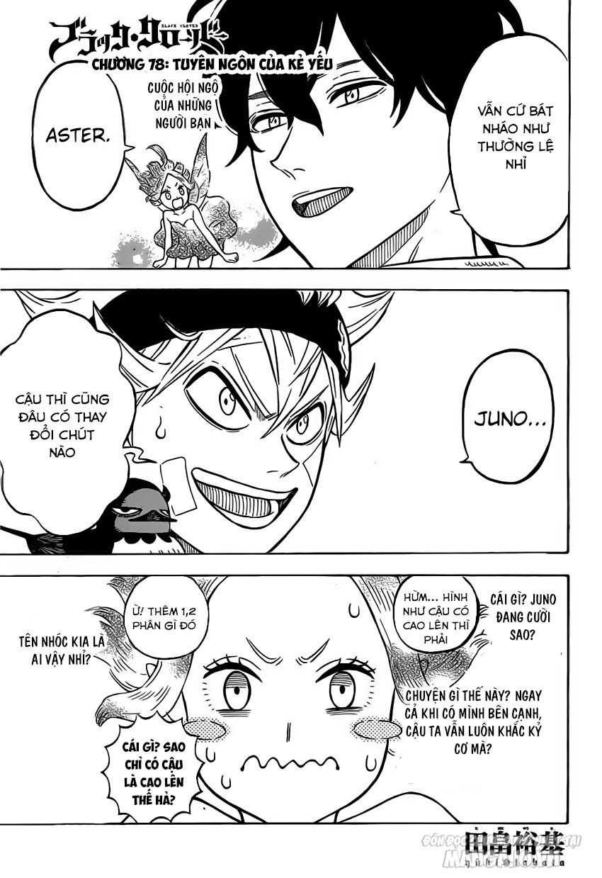 Black Clover – Thế Giới Phép Thuật Chapter 78 - Trang 2