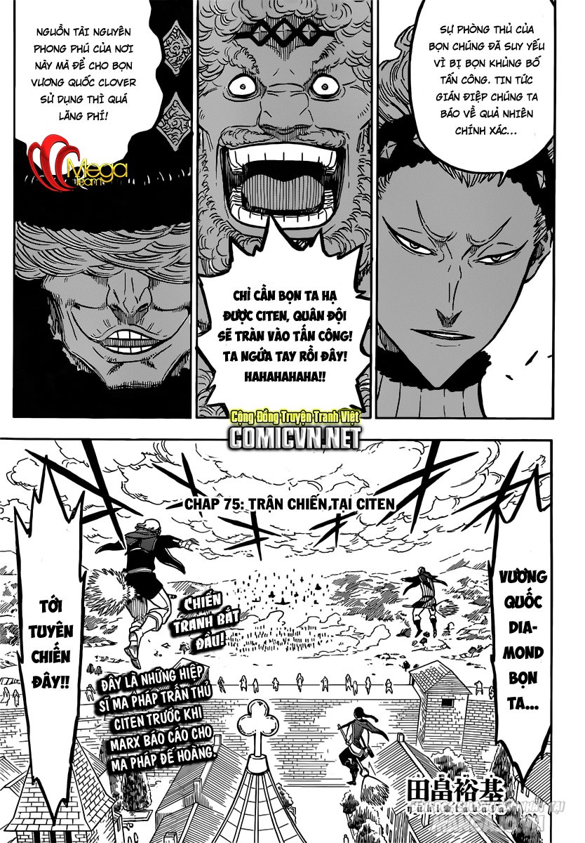 Black Clover – Thế Giới Phép Thuật Chapter 75 - Trang 2