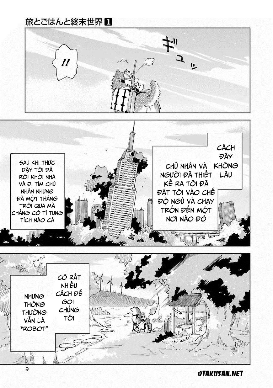 Tabi To Gohan To Shuumatsu Sekai Chapter 1 - Trang 2