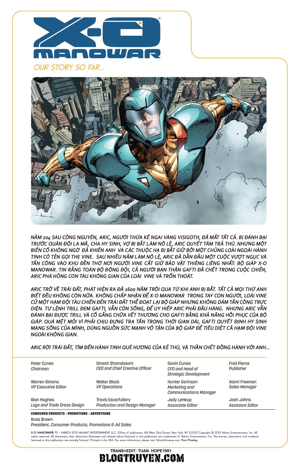 X-O Manowar Chapter 11 - Trang 2