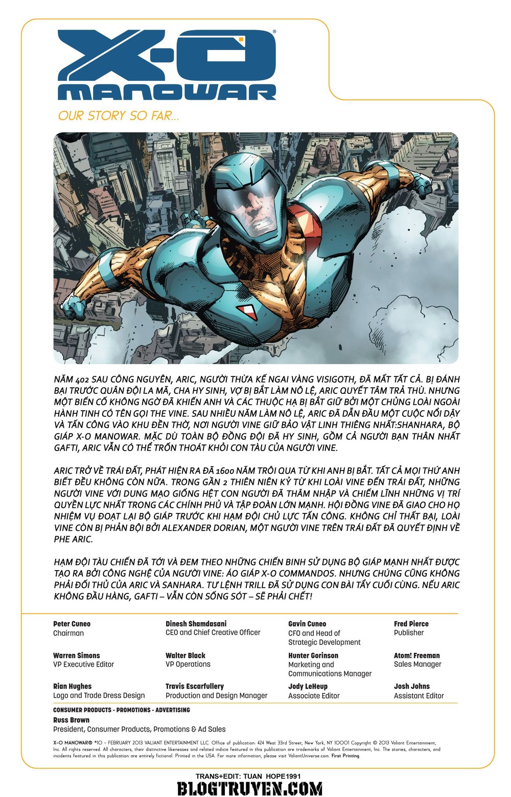 X-O Manowar Chapter 10 - Trang 2