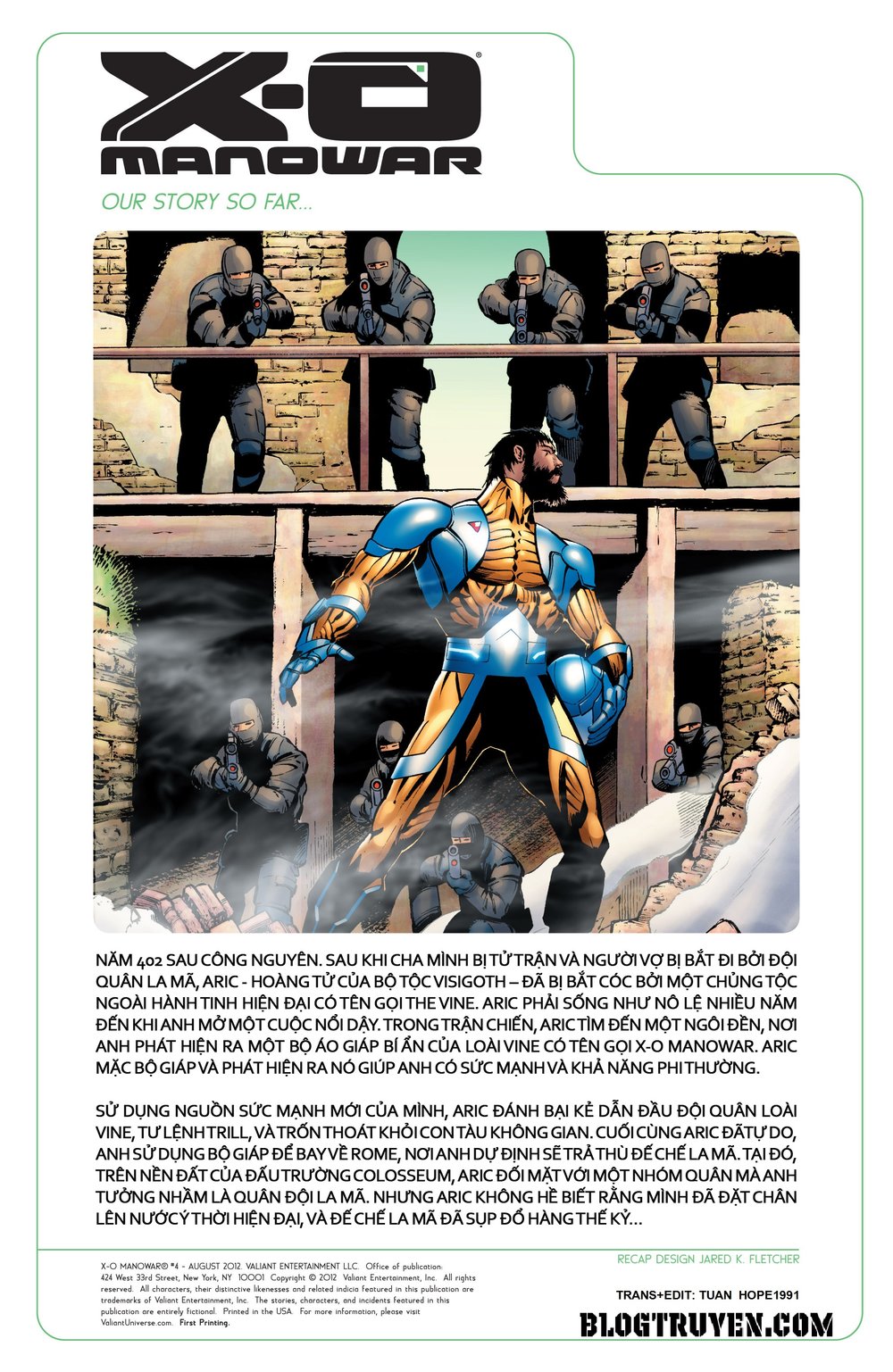 X-O Manowar Chapter 4 - Trang 2