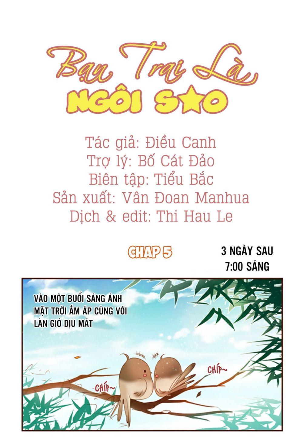 Bạn Trai Là Ngôi Sao Chapter 5 - Trang 2