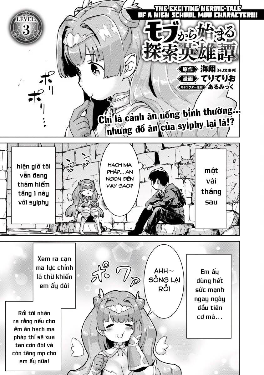 Mobu Kara Hajimaru Tansaku Eiyuutan Chapter 3 - Trang 2