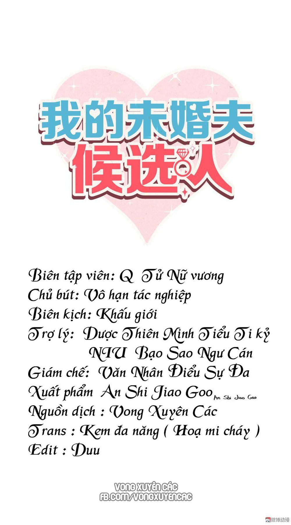 Ứng Cử Viên Hôn Phu Của Ta Chapter 1 - Trang 2