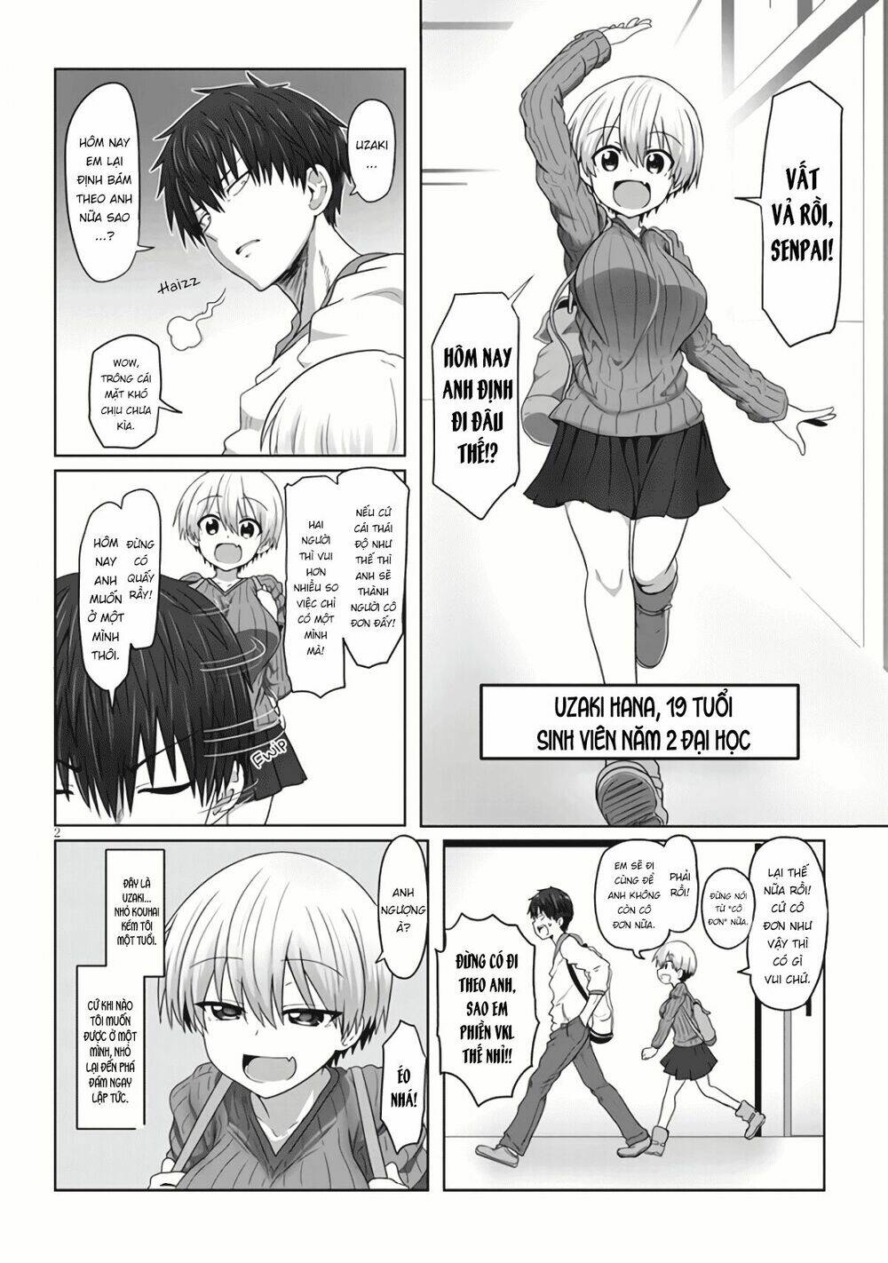 Uzaki-Chan Muốn Đi Chơi! Chapter 1.1 - Trang 2