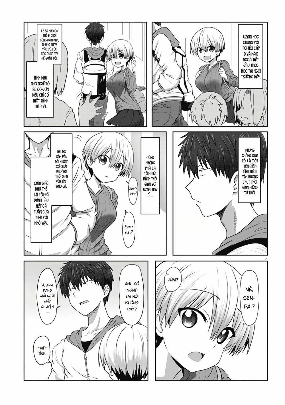 Uzaki-Chan Muốn Đi Chơi! Chapter 1.1 - Trang 2