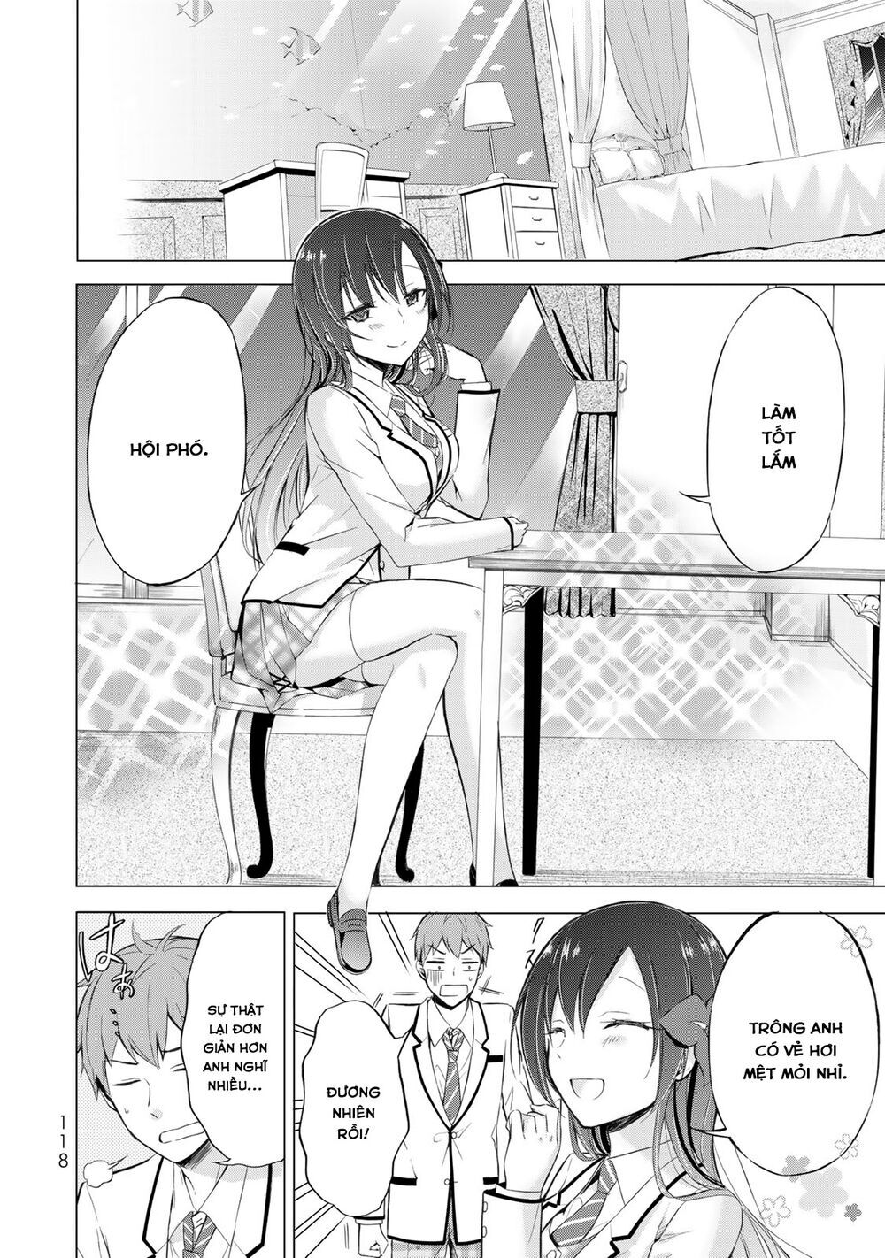 Seito Kaichou Wa Bed No Ue De Subete O Hodoku Chapter 4 - Trang 2