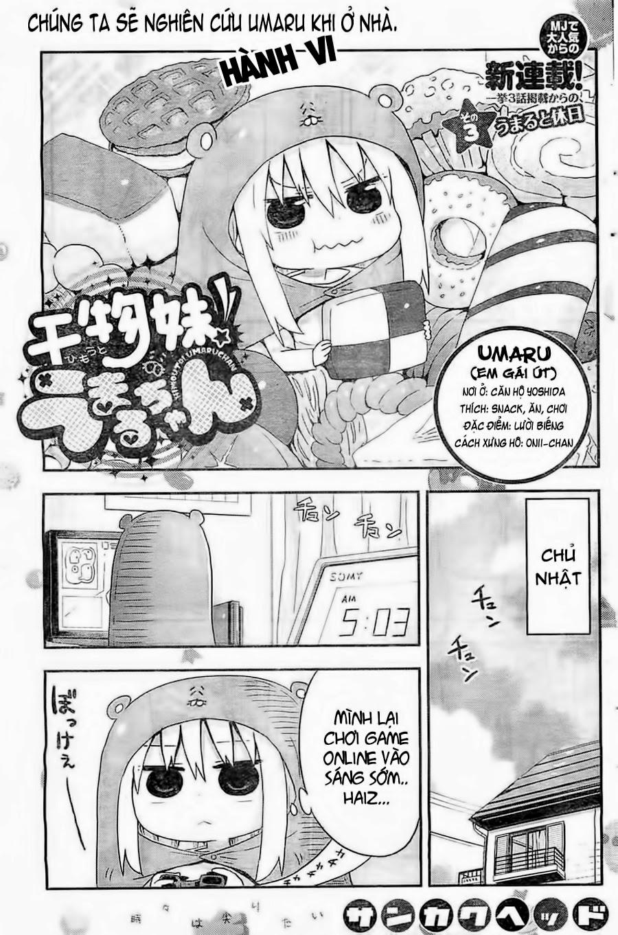 Himouto! Umaru-Chan Chapter 3 - Trang 2